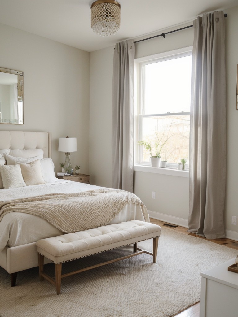 Small Space Style: Apartment Bedroom Decor Tips for a Bright, Airy Feel.