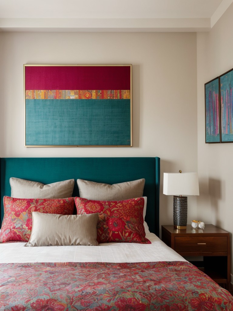 Dramatic & Artsy: Creative Ideas for Apartment Bedroom Decor