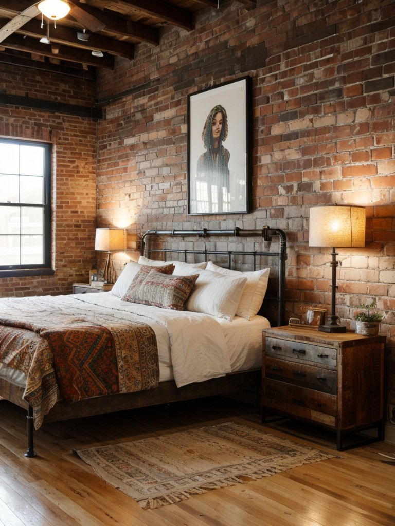 Industrial Chic Apartment: Inspired by Bohemian Vibes