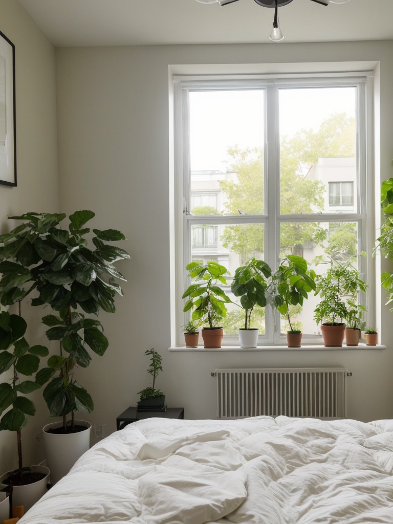 Green up Your Bedroom with Apartment Plant Decor!