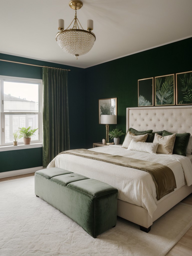 Green up your apartment with bedroom plants for a touch of luxury!