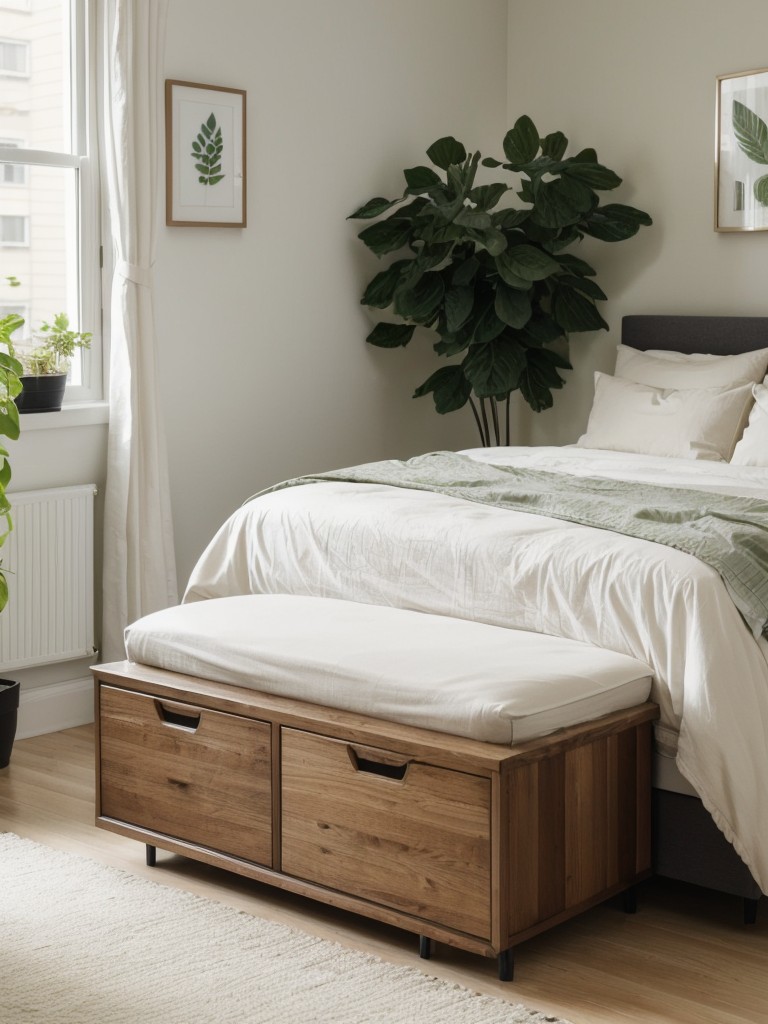 Green up your apartment bedroom: space-saving tips and plant inspiration!