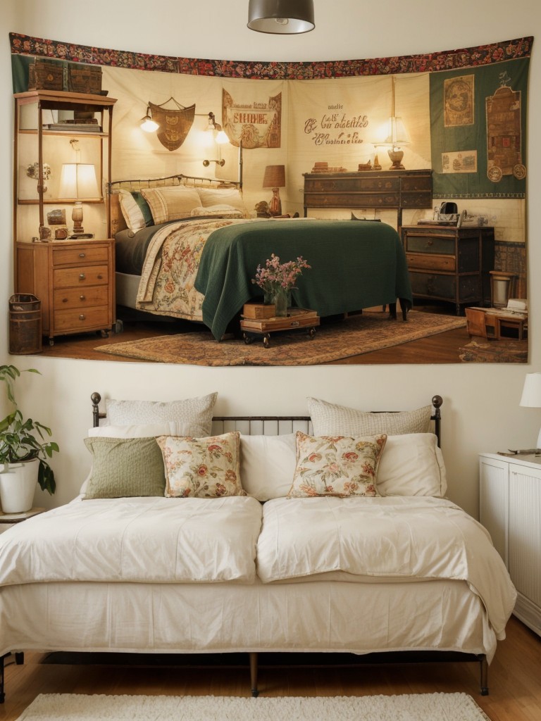 Retro Chic: Vintage-Inspired Apartment Bedroom Decor Ideas!