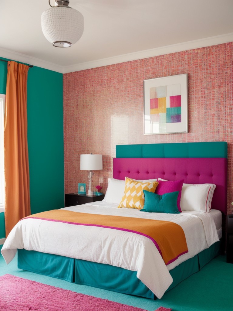 Pop of Personality: Vibrant Apartment Bedroom Accent Ideas