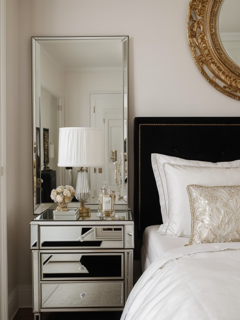 Sparkle and Charm: Glamorous Apartment Bedroom Decor Ideas