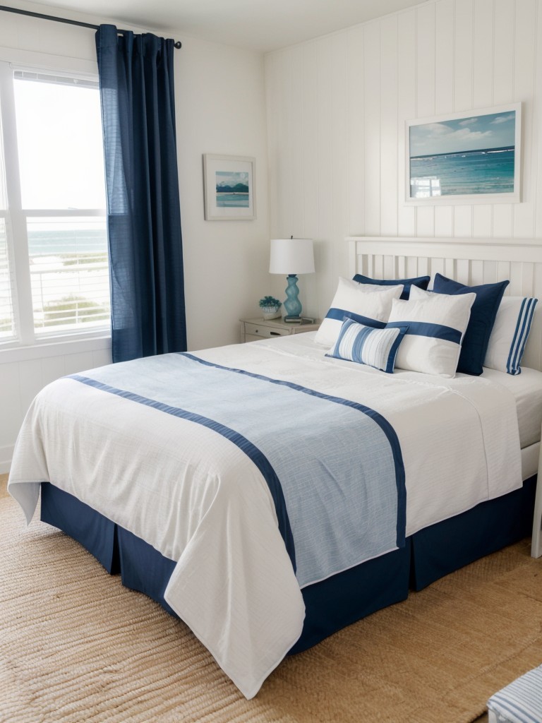 Nautical Vibes: Beach-Inspired Apartment Bedroom Decor