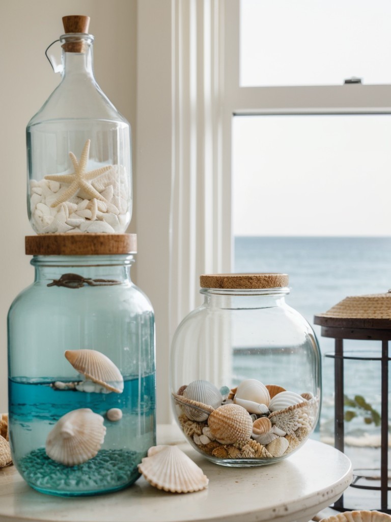 Seashell Chic: Beachy Apartment Bedroom Decor with Coastal Accessories