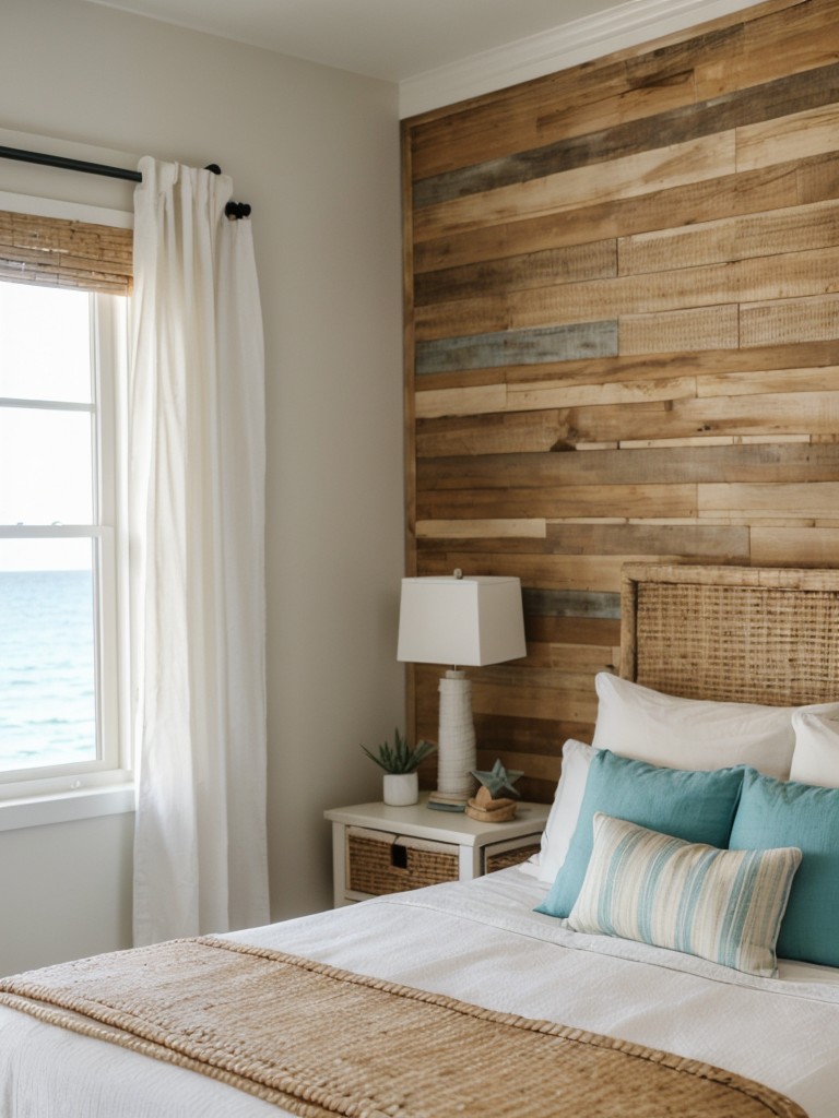 Seaside Serenity: Beachy Apartment Bedroom Decor with Natural Touches