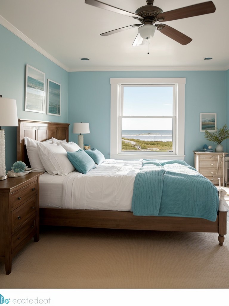 Beachy Bedroom Bliss: Coastal-inspired decor for your apartment retreat!