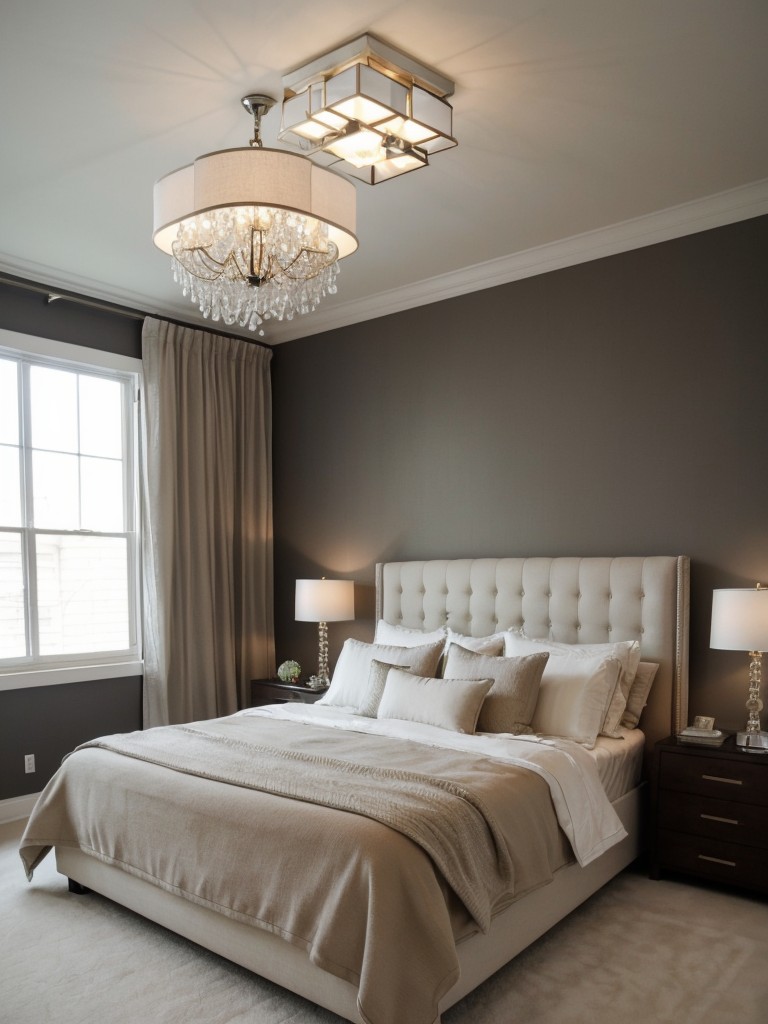 Chic Apartment Bedroom Decor: Elevate Your Space with Statement Lighting