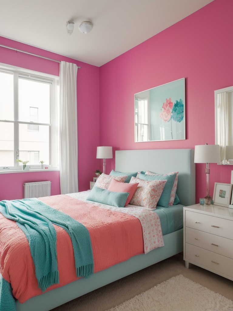 Vibrant Bedroom Decor: Get Inspired by Colors in Your Apartment!