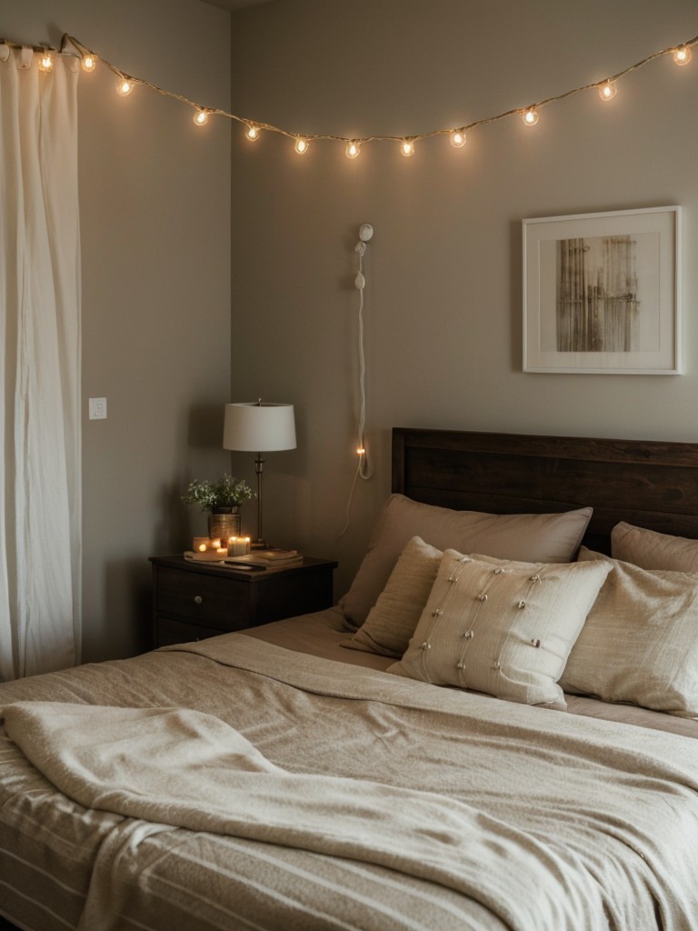 Whimsical Lighting Ideas for a Cozy Apartment Bedroom!