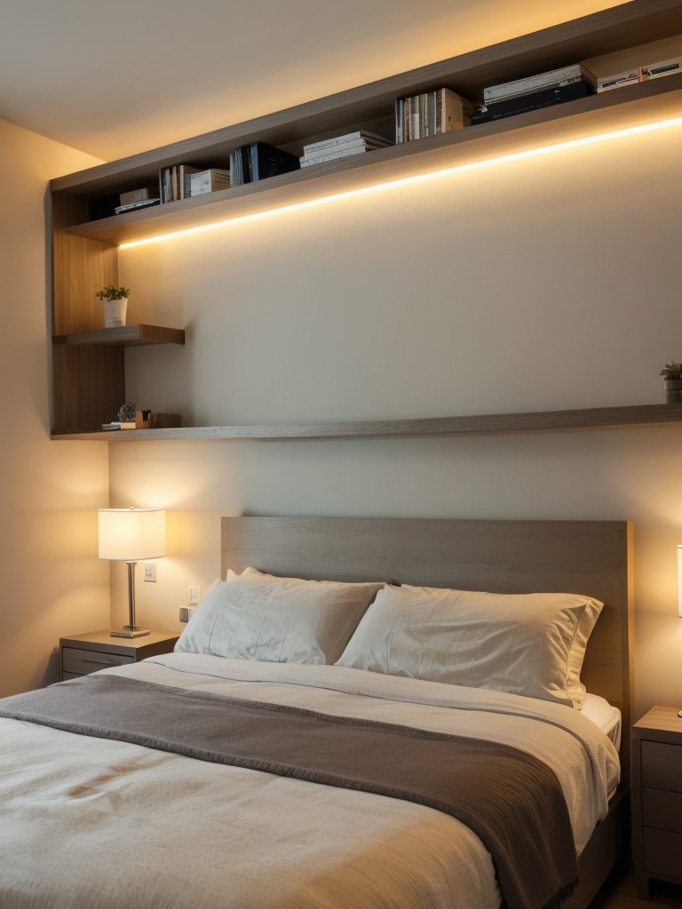 Cozy Apartment Bedroom Lighting: Transform with LED Strip Lights!