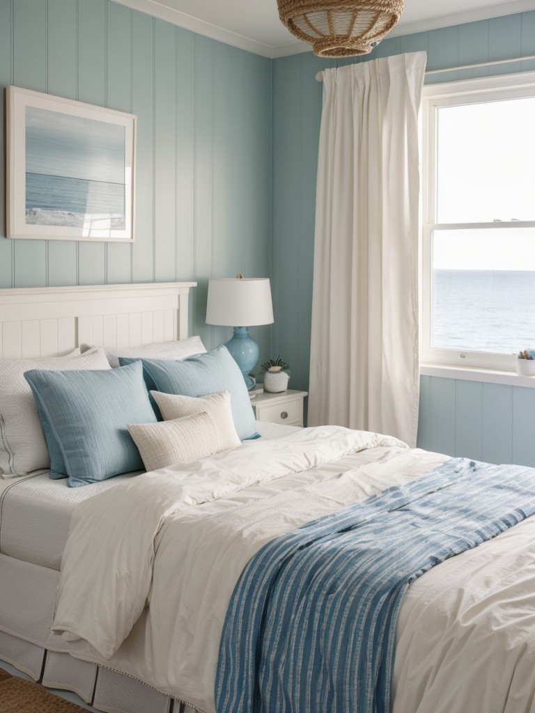 Coastal Chic: Nautical-Inspired Apartment Bedroom Decor Ideas