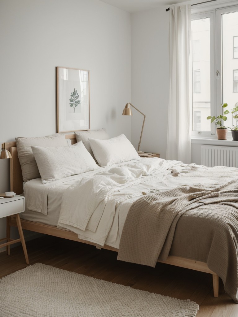 Eclectic Scandinavian Apartment Bedroom Ideas: Minimalist & Cozy!