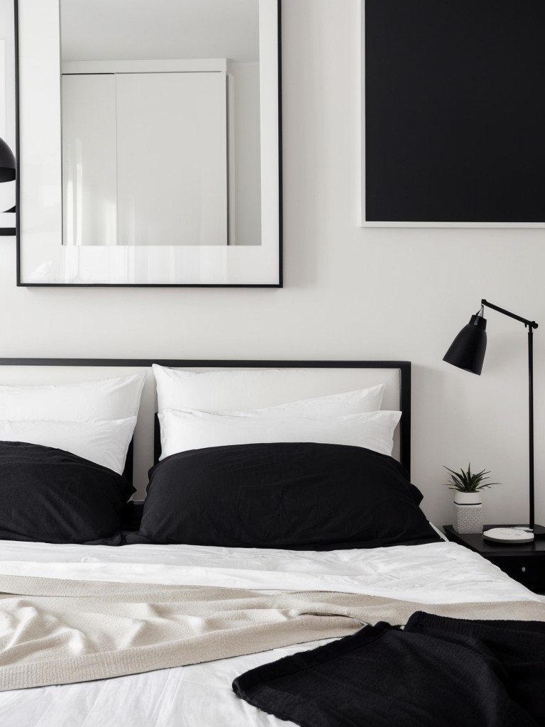 Chic Eclectic Apartment Bedroom Decor: Go Monochromatic for Timeless Style!