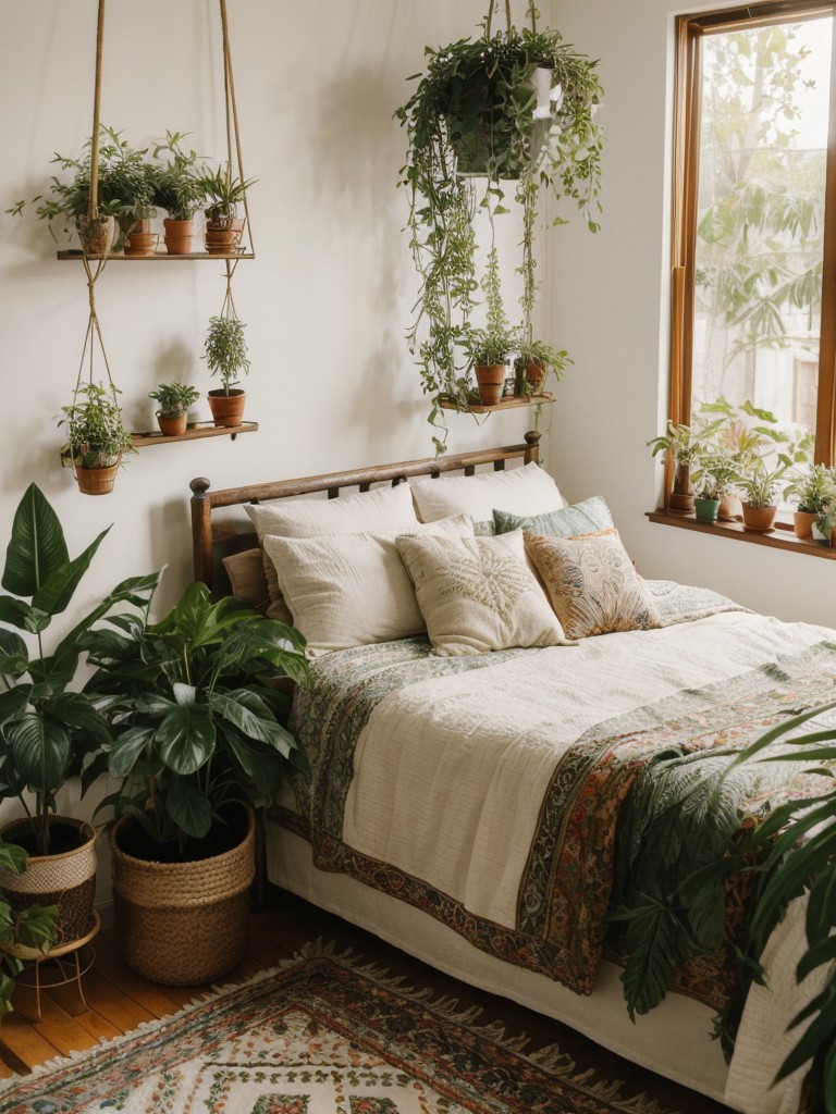 Apartment Boho Bliss: Bring the Outdoors In with Bohemian Bedroom Décor!