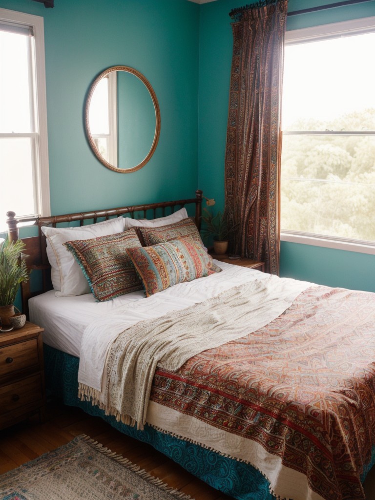 Boho Flair for Your Bedroom: Mix Prints & Patterns in Style!