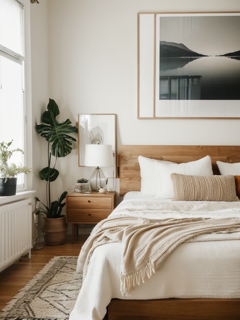 Boho-Inspired Apartment: Minimalist Scandinavian Bedroom Ideas