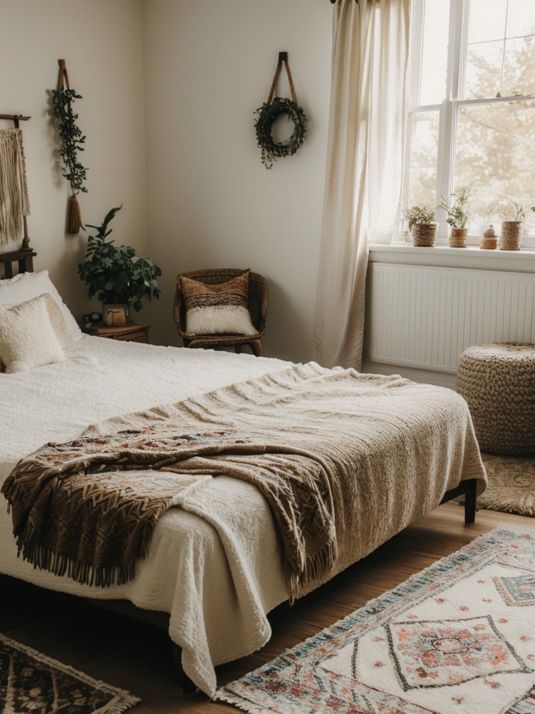 Cozy Boho Vibes: Transform Your Apartment with Hygge-Inspired Bedroom Decor!