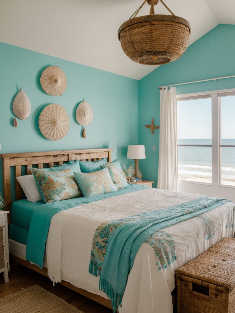 Beach-Inspired Bliss: Transform Your Bedroom into a Coastal Oasis!