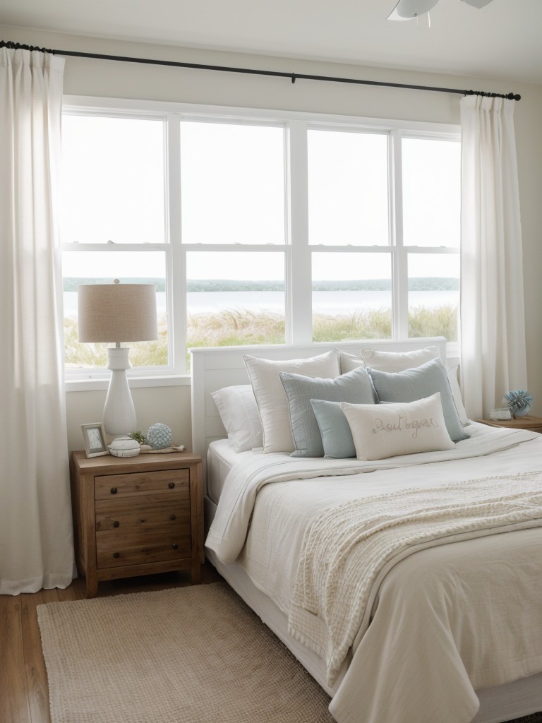 Create a Coastal Oasis: Trendy Bedroom Ideas for a Light and Airy Apartment!