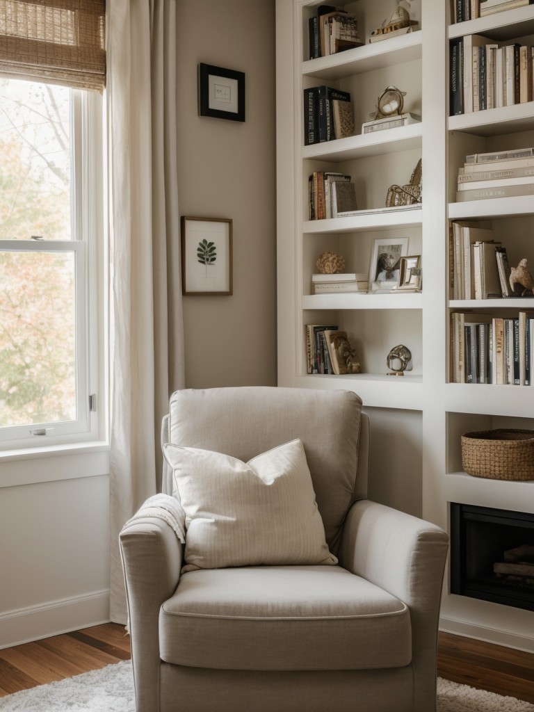 Cozy Bedroom Reading Nook Ideas: Plush Armchairs, Bookshelves, Task Lighting!