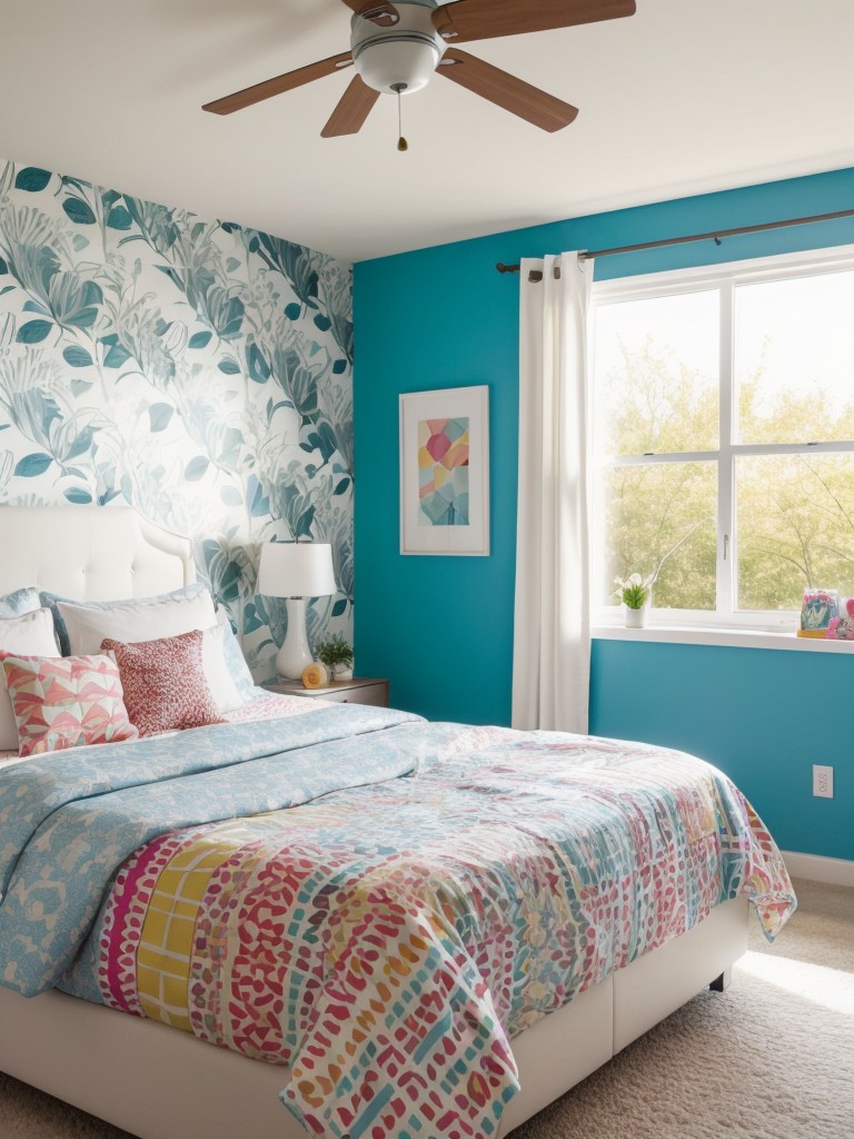 Apartment Dream: Embrace Whimsical Vibes with Colorful Bedroom Design