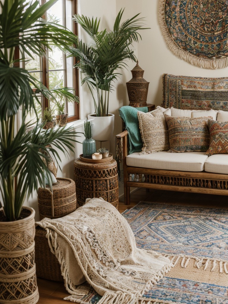 Boho Chic Apartment: Elevate Your Space with Ethnic-Inspired Decor