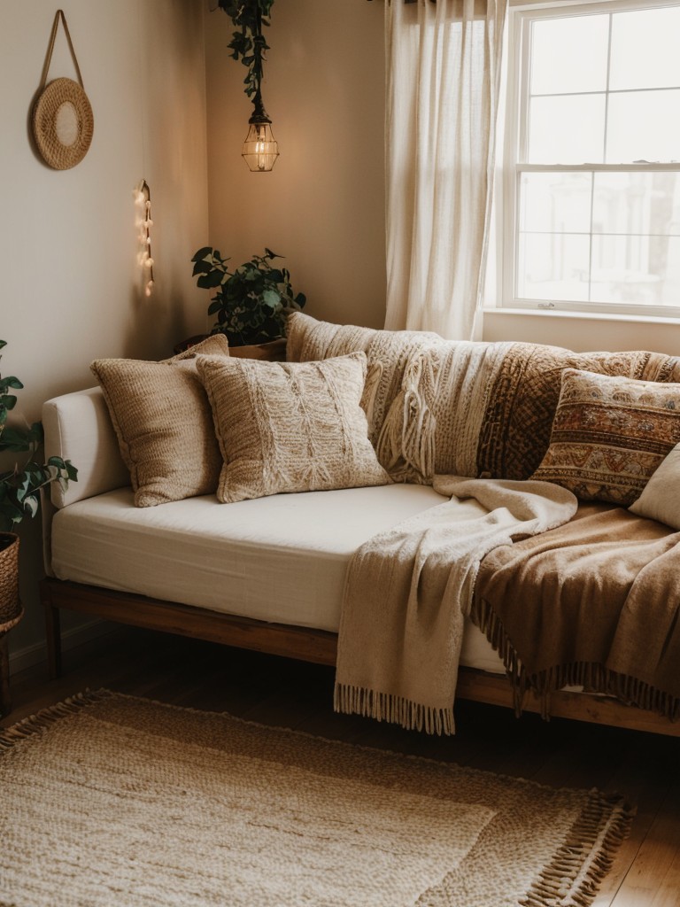 Cozy Boho Vibes: Transform Your Apartment with Earthy Tones