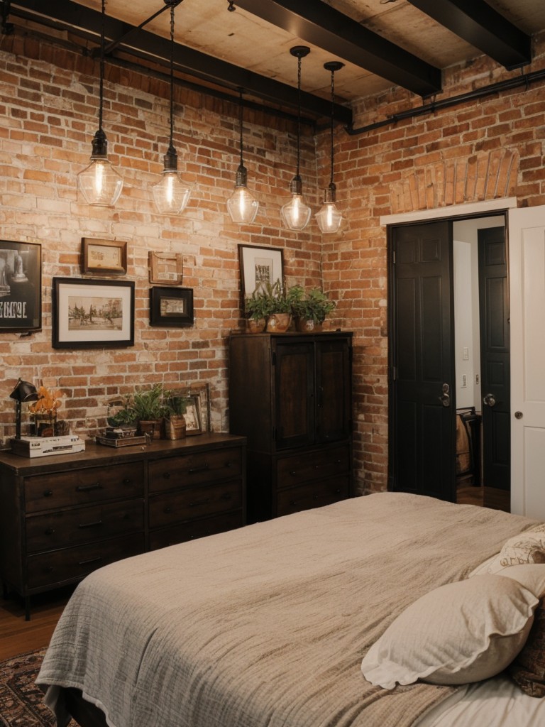 Industrial Charm: Inspiring Apartment Décor Ideas for Bohemian Bedrooms