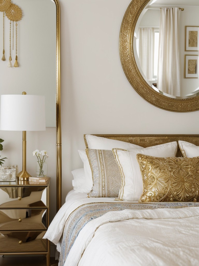 Boho Chic: Elevate Your Apartment with Metallic Accents!