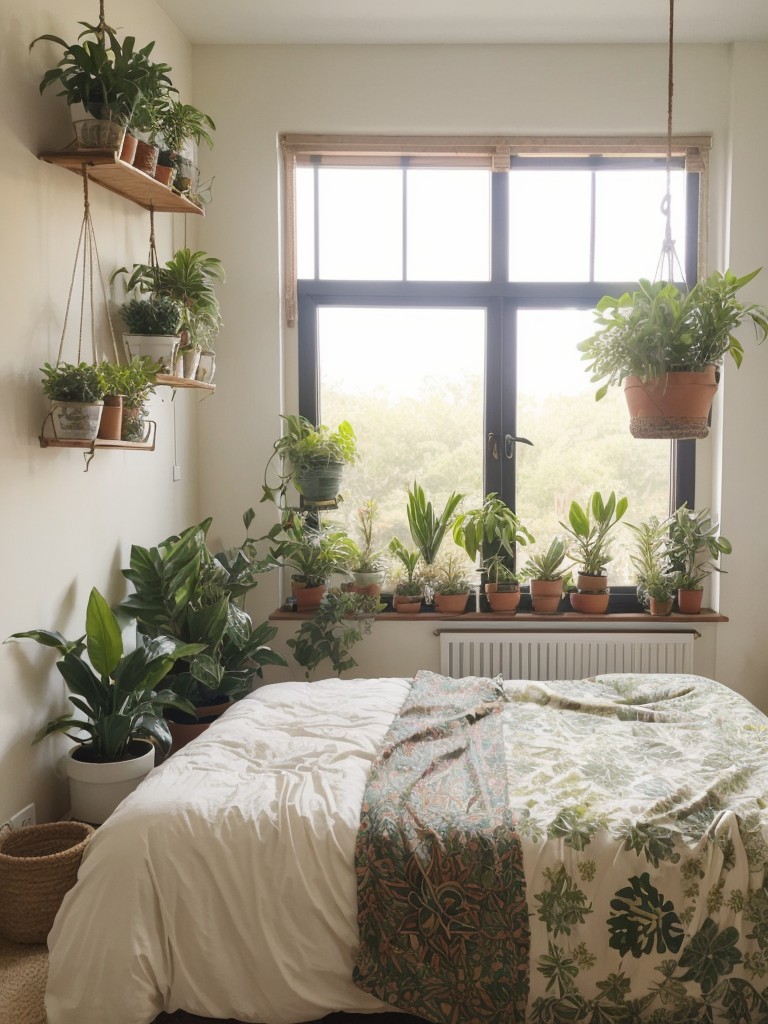 Apartment Oasis: Bring Bohemian Vibes to Your Bedroom with Nature-Inspired Decor