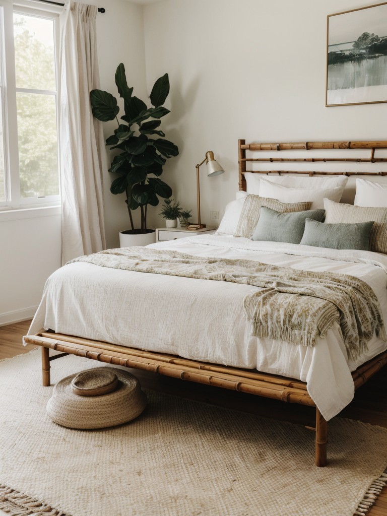 Boho Oasis: Sleep Soundly with Natural Fiber Bedding in Your Apartment!