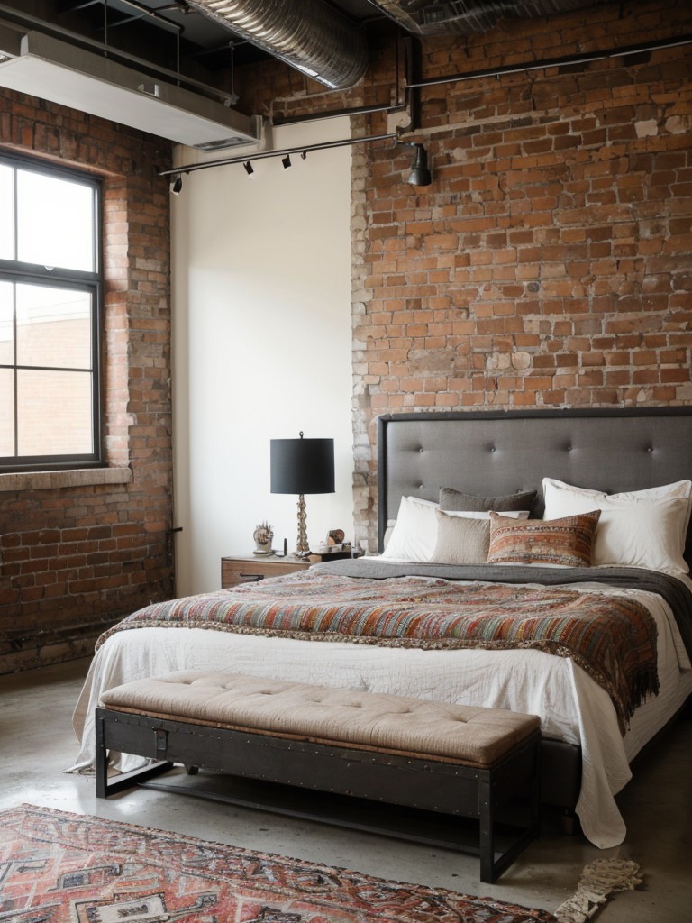 Industrial Chic: Create an Edgy Boho Bedroom