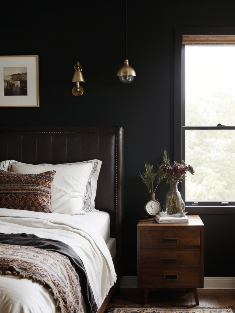 Dark & Rich Bohemian Bedroom: Embrace Eclectic Charm