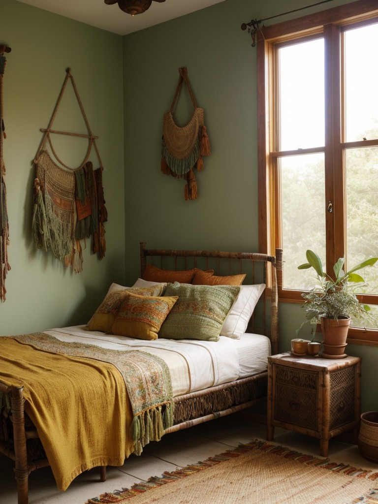 Earthy Boho Bliss: Transform Your Bedroom with Rustic Decor