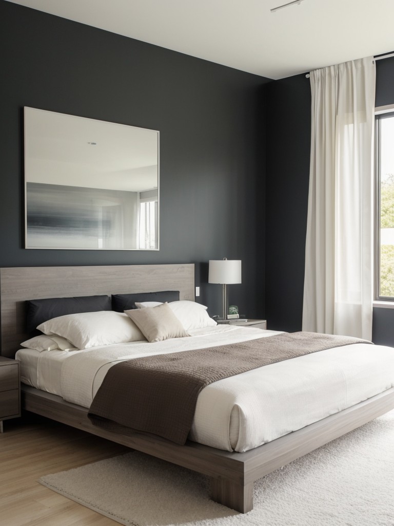 Create a Minimalist Apartment Bedroom with Sleek Furniture