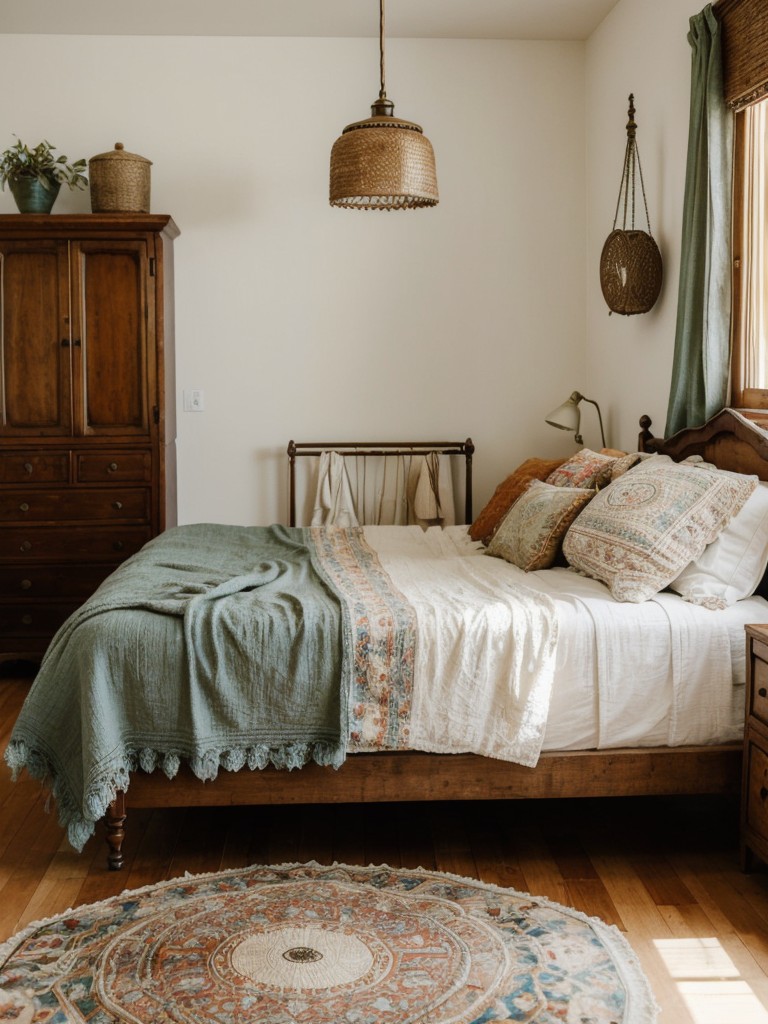 Vintage Boho Chic: Transform Your Bedroom with Antique Flair