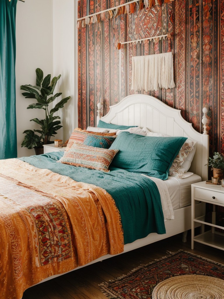 Boho Chic: Transform Your Bedroom with Statement Wallpaper