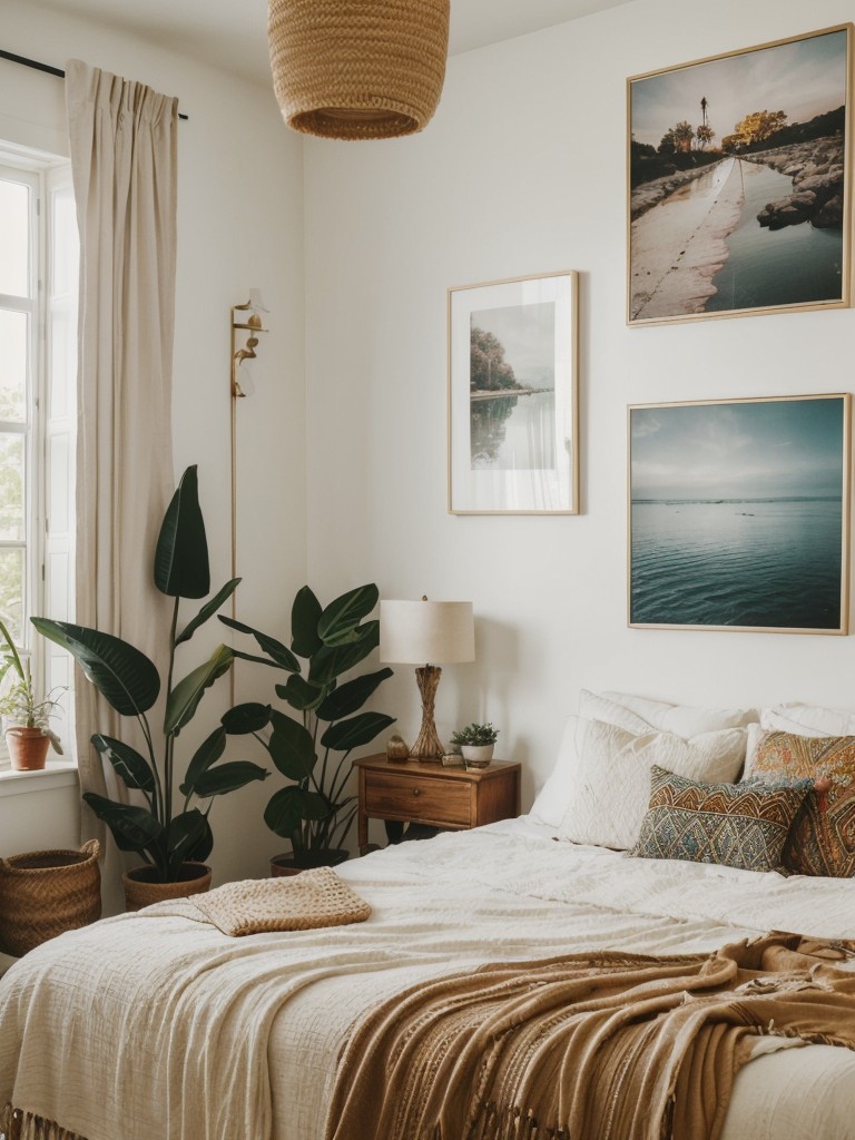 Boho Bedroom Makeover: Embrace Artsy Vibes with a Gallery Wall!