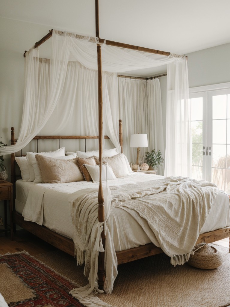 Boho Chic: Stunning Canopy Bed Ideas for Your Apartment