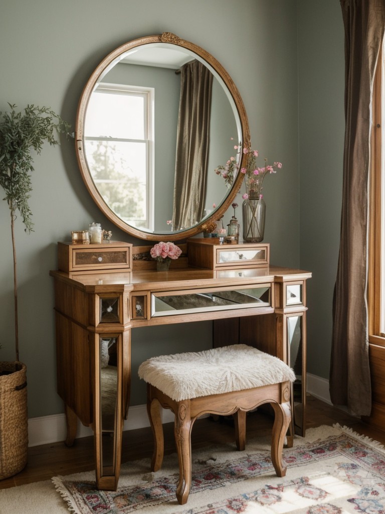 Vintage Vanity: Glam up Your Boho Bedroom!