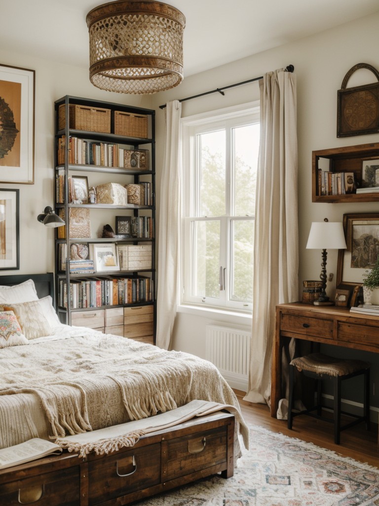 Create a Dreamy Boho Bedroom with Unique Storage Solutions