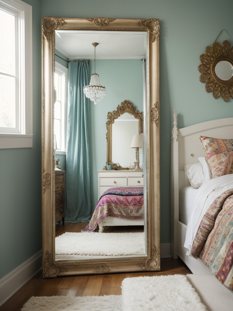 Mirror Magic: Expand Your Apartment with Boho Decor