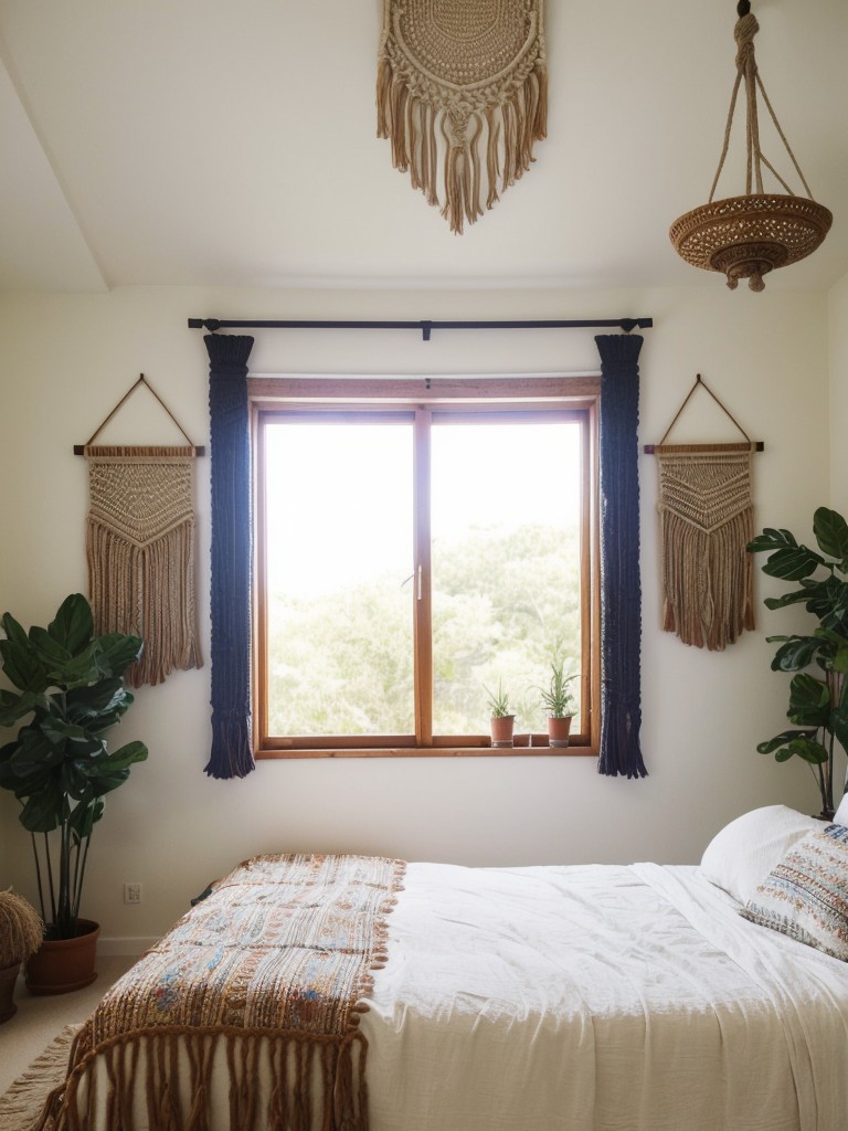 Free-spirited apartment inspo: Boho chic vibes for your bedroom!