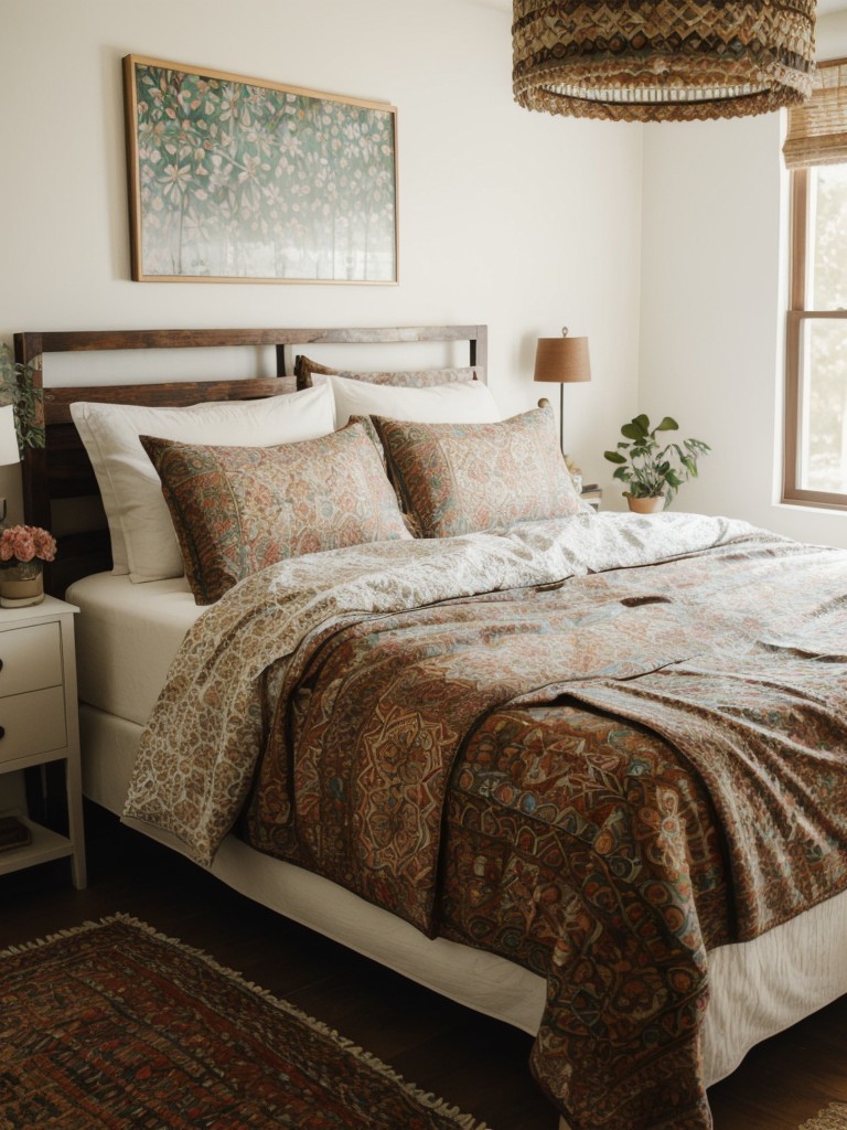 Boho Bedroom Bliss: Cozy Oasis in Your Apartment