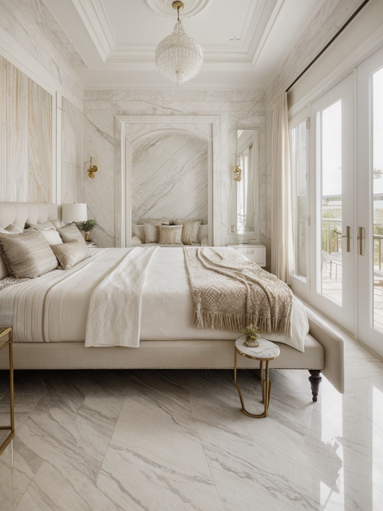 Marble Magic: Elevate Your Apartment with Chic Bedroom Decor!