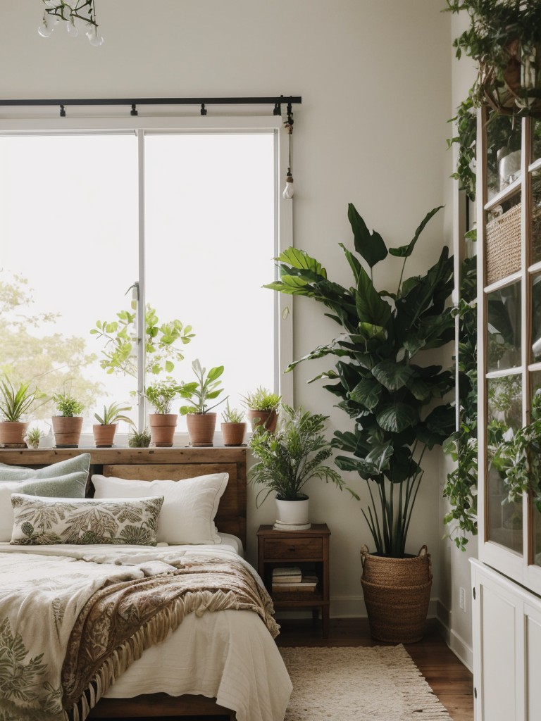 Boho Chic Bedroom: Freshen up your Space with Plants and Prints