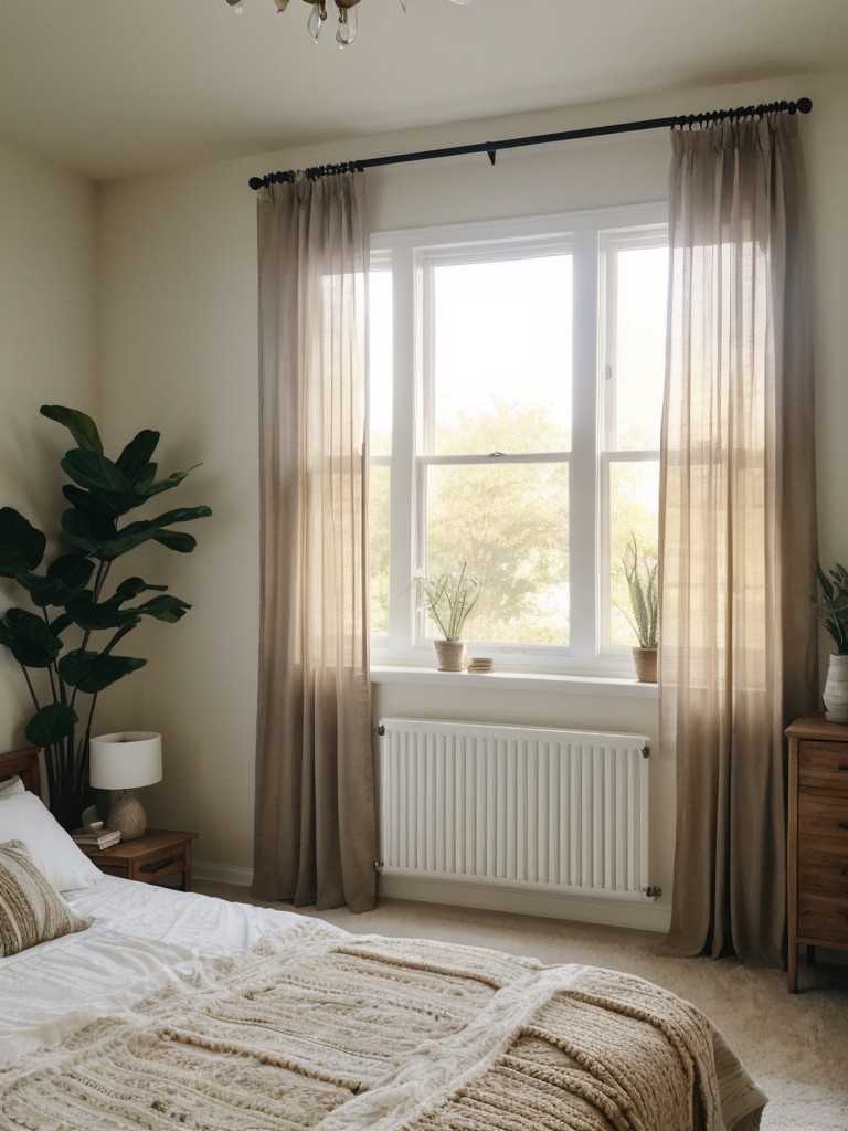 Light and Airy Apartment Bedroom: Embrace Boho Vibe